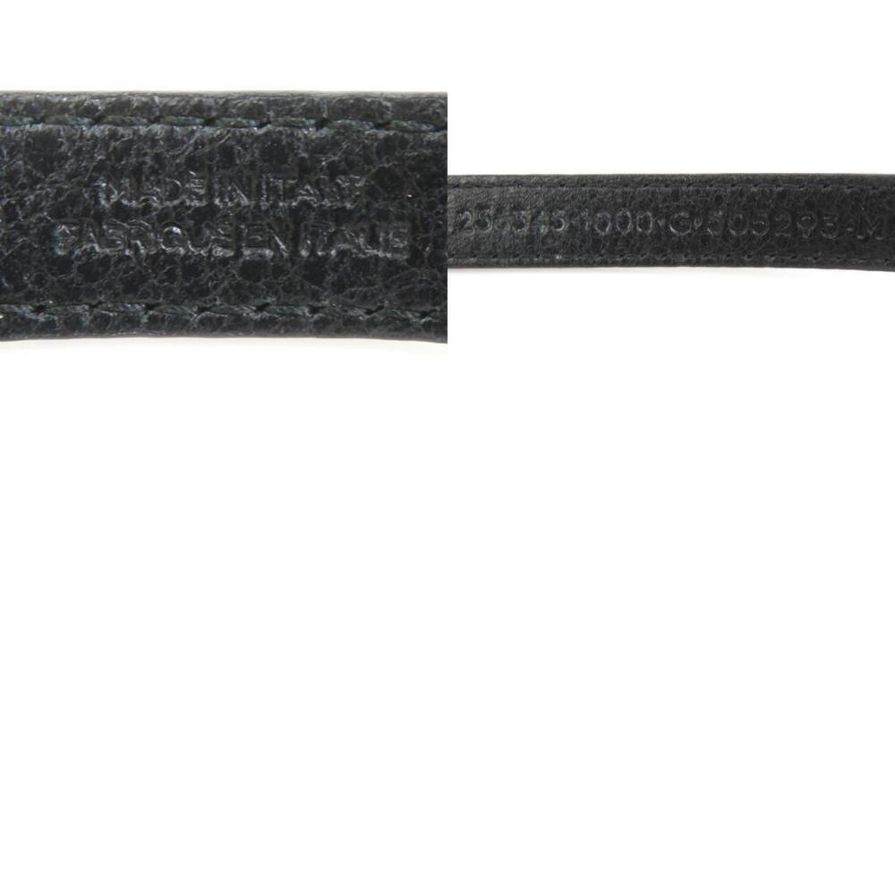 BALENCIAGA Black Leather Charm Bracelet - Picture 5 of 5
